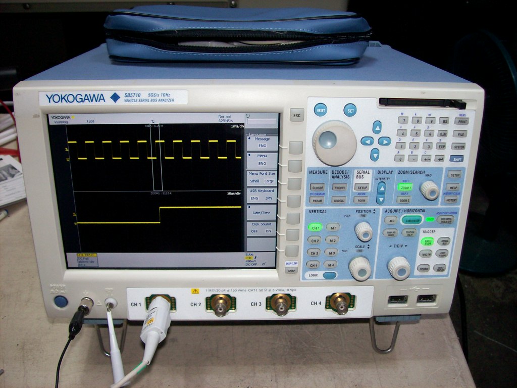 소리전자 Yokogawa SB5710 1GHz 6.25MW Oscilloscope & Vehicle Serial Bus
