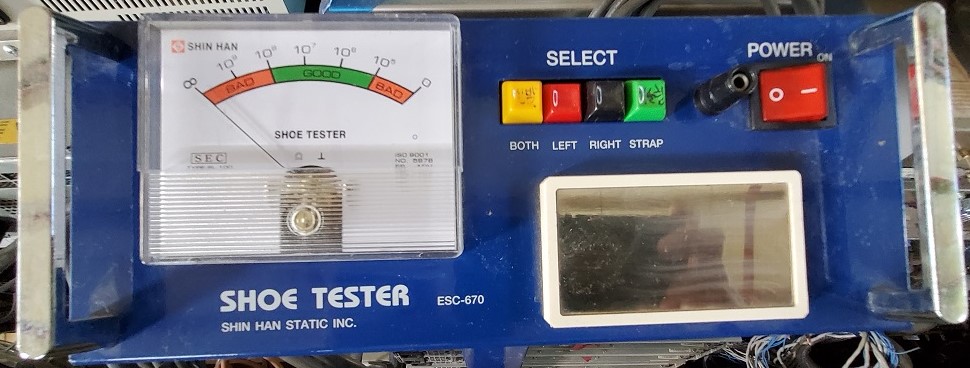 소리전자 - Shoe & Wrist Strap Tester ESC-670