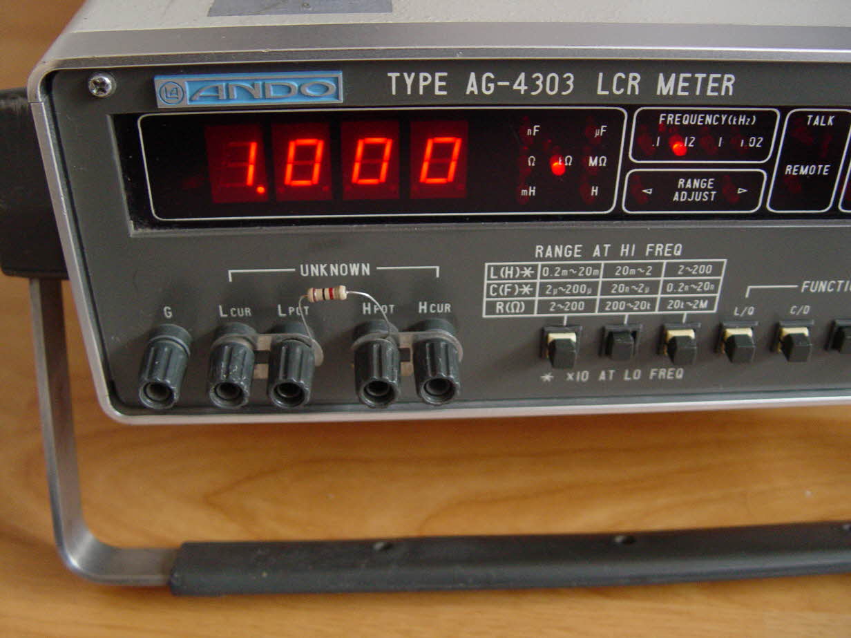 소리전자 ANDO LCR METER AG4303완료
