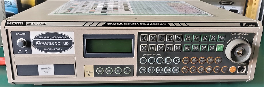 소리전자 - master MSPG-1025D Programmable Video Signal Generator